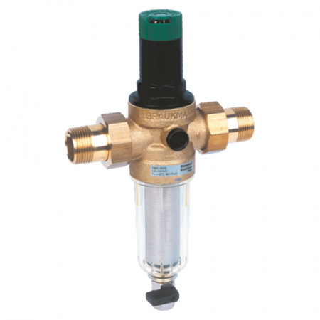 Фильтры Фильтр с редуктором HONEYWELL FK06 для холодной воды без обратной промывки (сетка 100мкм)